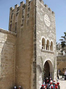 Mount of Olives. Bethfage Church.