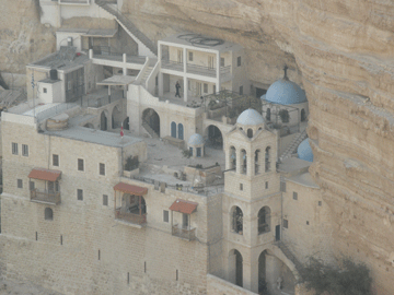 Jericho. St. George's Greek Orthodox Monastery
