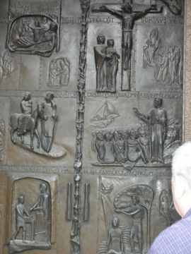 Nazareth. Bronze Door