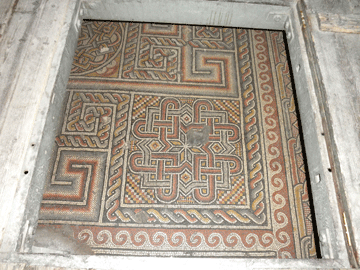 Bethlehem. Church of the Nativity. 4th Century Mosaics.