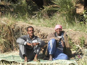 First Mate Ahmed and Friend