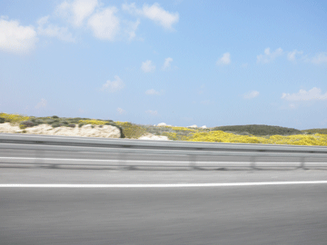 Rt. 90 North from Masada.