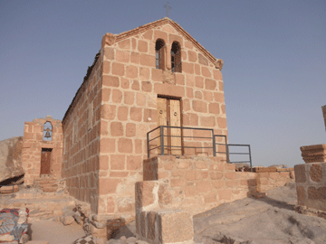 Top of Mount Sinai chapel