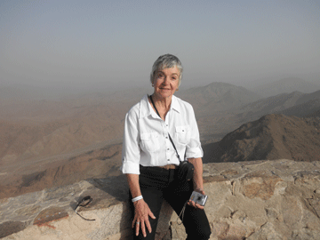 Cynthia. Top of Mount Sinai