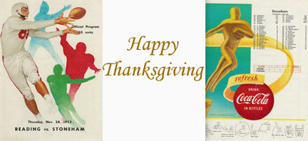 1953 Thanksgiving Day Game Program